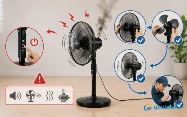 Phát hiện bất thường để bảo vệ quạt