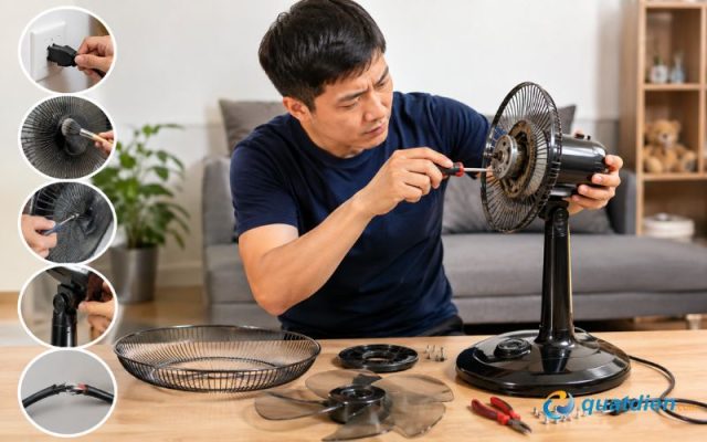 Sửa quạt điện tại nhà đúng cách và an toàn