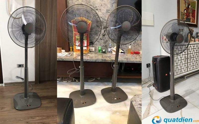 Quạt đứng KDK M40K-GY thực tế