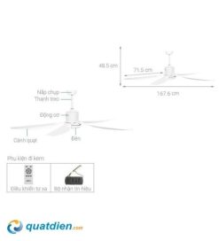 thông số quạt trần AC ACF03D665