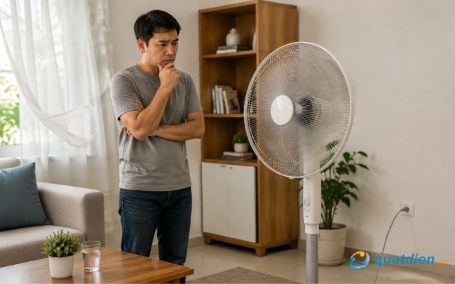 Dấu hiệu nhận biết quạt đang quay chậm, chạy yếu