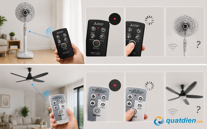 Dấu hiệu cho thấy pin điều khiển bị yếu