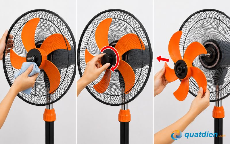 Các bước tháo cánh Asia
