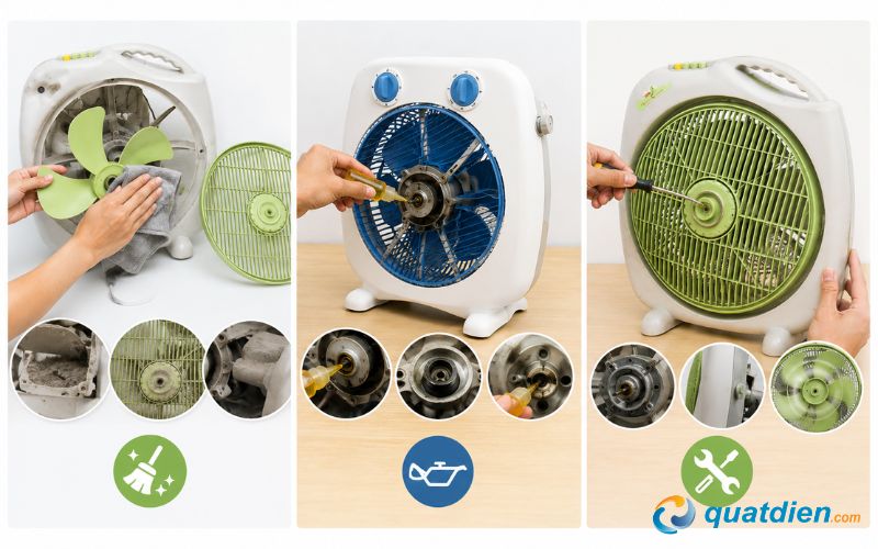 Những lý do để tháo quạt hộp