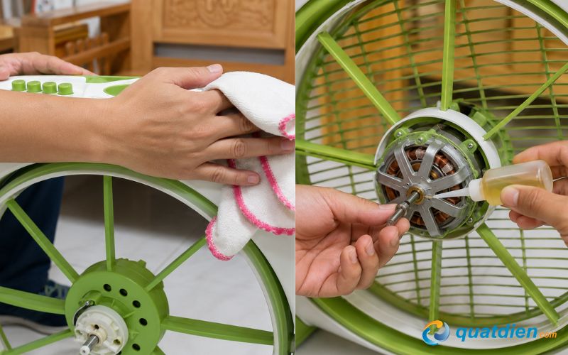 Kiểm tra và bôi trơn động cơ