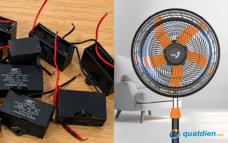 Tác dụng của tụ quạt Asia đối với động cơ