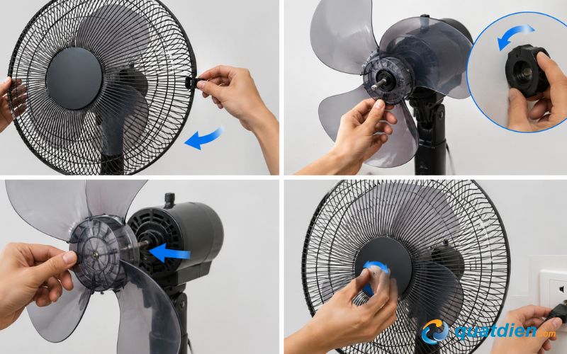 Hướng dẫn thay cánh quạt Asia tại nhà đúng kỹ thuật