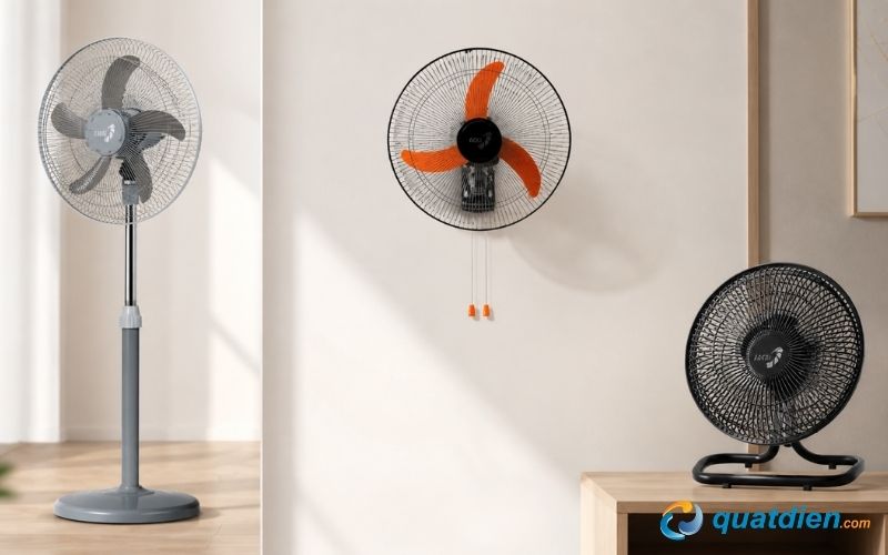 Xác định đúng mẫu quạt Asia đang sử dụng