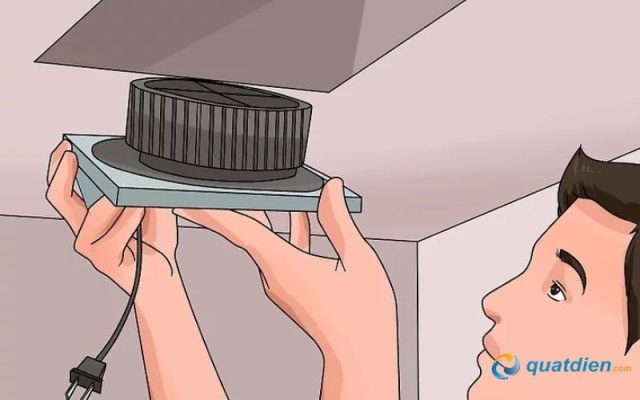 Đấu nối nguồn điện cho quạt hút mùi