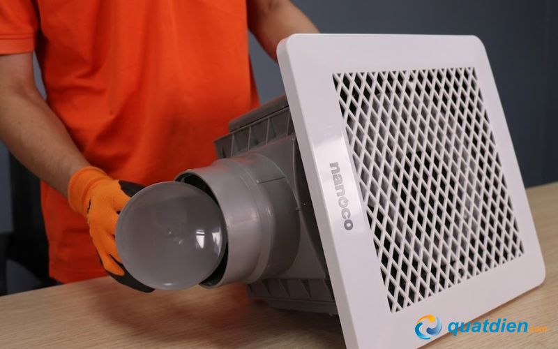 Quạt âm trần lồng sóc Nanoco NFV2521 – Vận hành êm, thích hợp phòng ngủ
