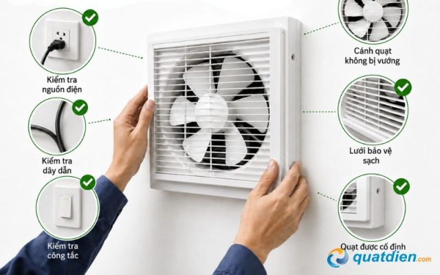 Kiểm tra trước khi sử dụng