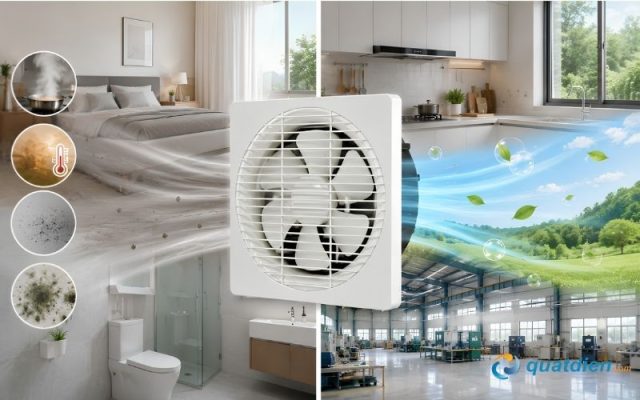 Lợi ích quạt thông gió 2 chiều