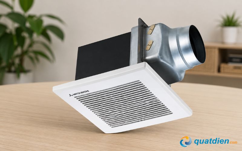Quạt hút âm trần không ống dẫn lắp đặt đơn giản