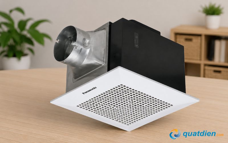Quạt hút âm trần một chiều hút khí hiệu quả.