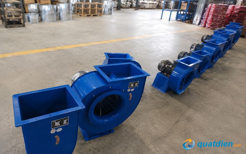 Quạt ly tâm hút khói Soffnet 1.1kW hiệu suất cao cho khu vực sản xuất vừa