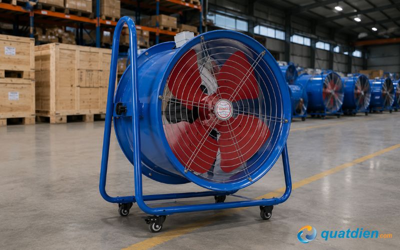 Quạt hút công nghiệp Deton FQD 60-4 – Hiệu suất hút gió cao