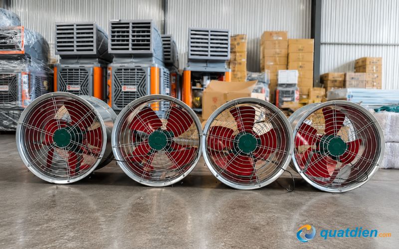 Quạt hút đồng trục Sunfan SFG2.5G-4 vận hành bền bỉ theo thời gian