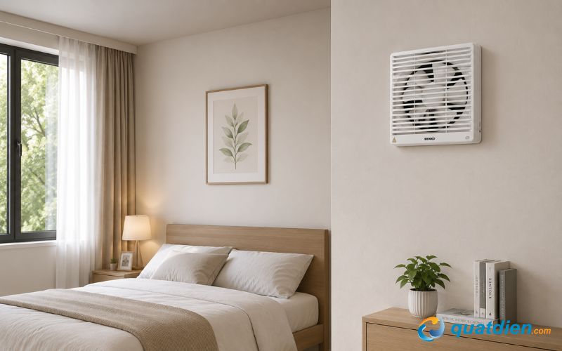 Quạt hút gắn tường hai chiều mang lại không khí tươi