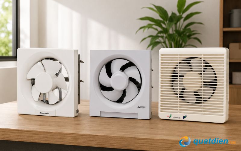Các thương hiệu quạt hút gắn tường phổ biến hiện nay
