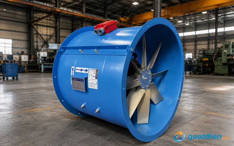 Quạt hướng trục Vimax hiệu suất cao trong thời gian dài sử dụng