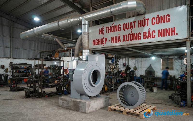 Model hút ly tâm công nghiệp Deton 4-72-2.8A