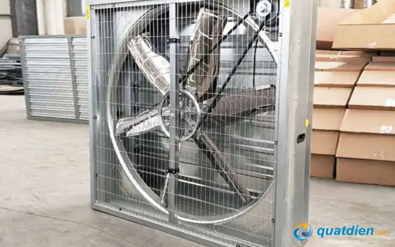 quạt hút công nghiệp vuông có công suất lớn