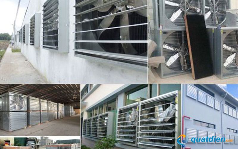 Quạt công nghiệp vuông inox HSW1000 – Độ bền cao, lưu lượng gió lớn