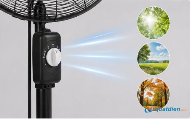 3 mức tốc độ phù hợi với nhu cầu sử dụng