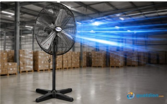Có công suất cực mạnh tạo luồng gió mát