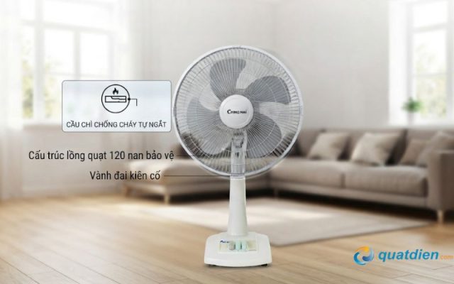 Cầu chì chống cháy, lồng quạt khít, vành đai kiên cố