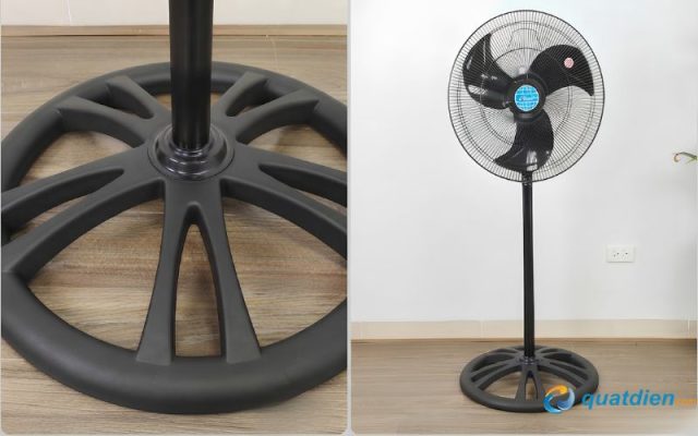 Thiết kế chân đế quạt Chinghai HS920B dạng nan vành vững, chống rung lắc