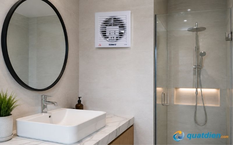 Senko H100 – Giải pháp tiết kiệm cho phòng tắm và nhà vệ sinh nhỏ