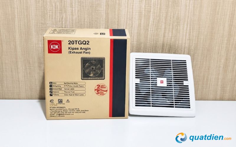 Quạt hút KDK 20TGQ2 – Thiết kế cao cấp, phù hợp căn hộ hiện đại