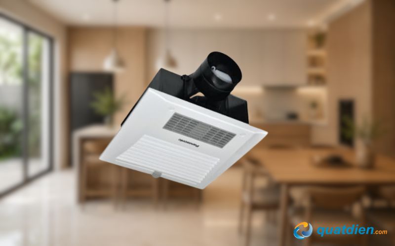 Quạt thông gió Panasonic FV-27BV1 có sưởi ấm – Giải pháp 2 trong 1 cho phòng tắm