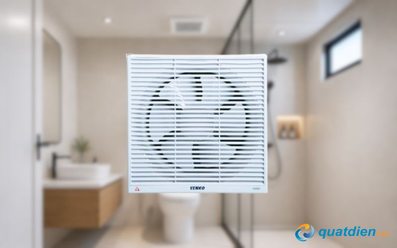 Quạt hút Senko H250 – Lựa chọn kích thước 30x30 cho phòng rộng hơn