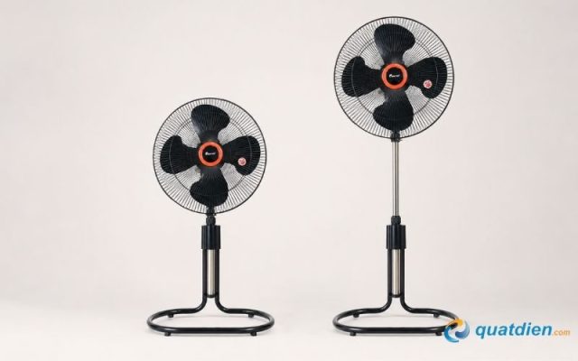 Quạt sàn rút Chinghai FF2318 điều chỉnh chiều cao linh hoạt từ 94 đến 120cm