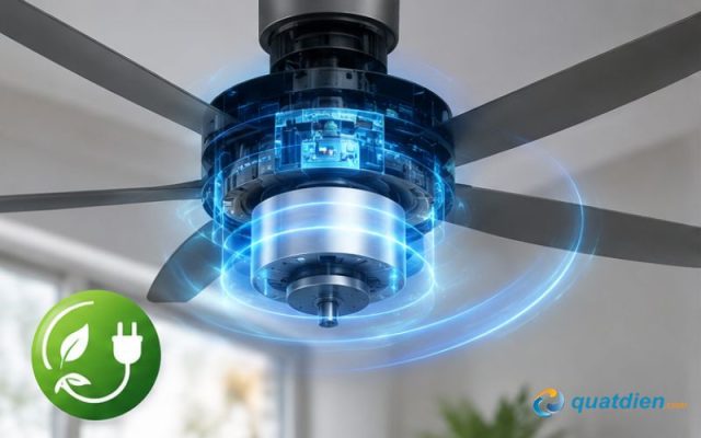 Sản phẩm có động cơ DC tiết kiệm mức điện tiêu thụ đáng kể
