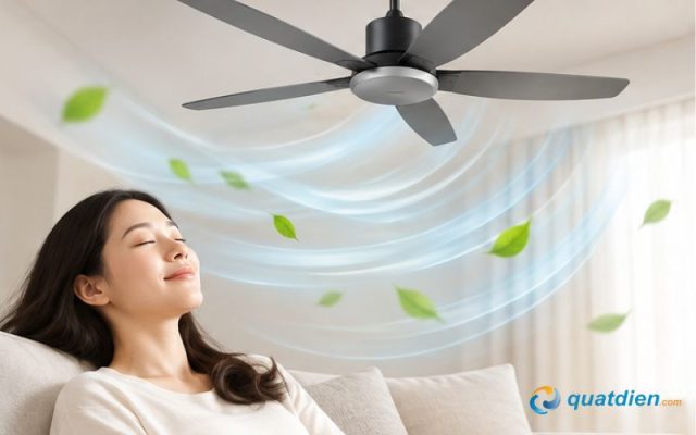 Chế độ gió tự nhiên mang lại cảm giác thư giãn khi sử dụng