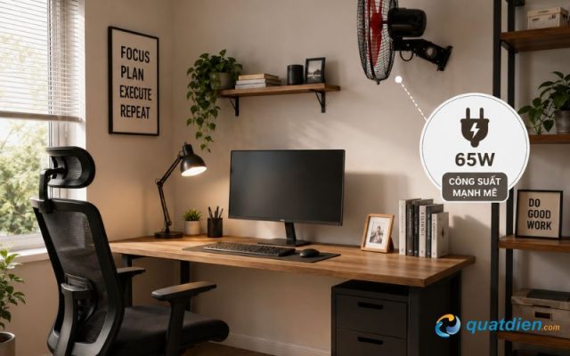 Quạt có công suất lớn, mạnh mẽ