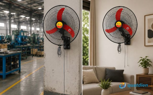 Quạt phù hợp với các diện tích rộng lớn