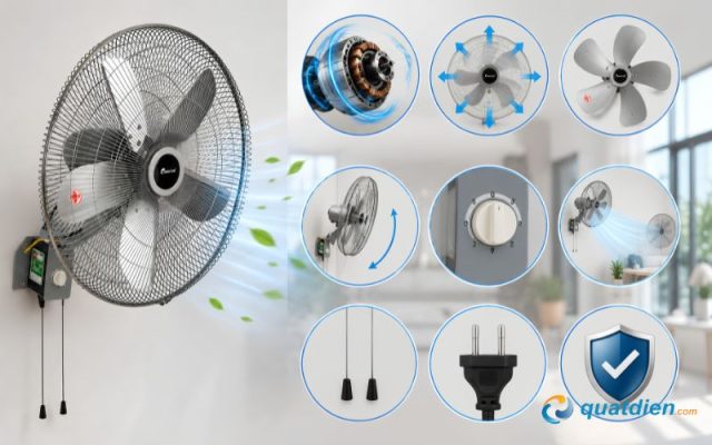 Quạt có rất nhiều ưu điểm nổi bật