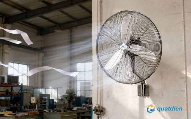 Quạt treo tường Chinghai W24-3T 172W tạo luồng gió mạnh