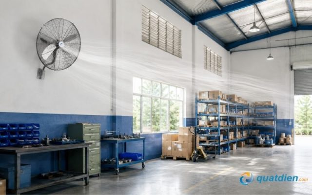 Quạt Chinghai W24-3T sải cánh 60cm làm mát diện rộng