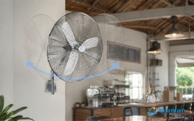 Quạt Chinghai W24-3T quay 90 độ phân bổ gió đều