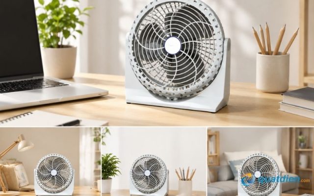 Quạt hộp Chinghai HD606 nhỏ 24W thuận tiện di chuyển