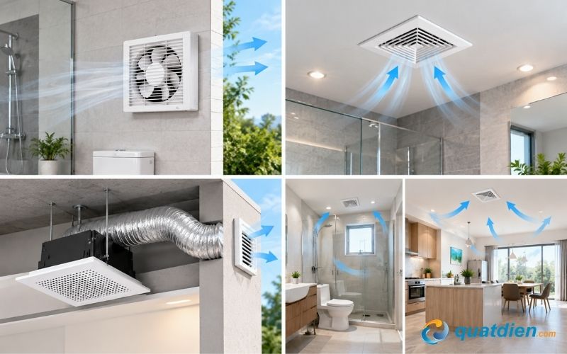 Kinh nghiệm chọn quạt hút phù hợp với từng nhu cầu sử dụng