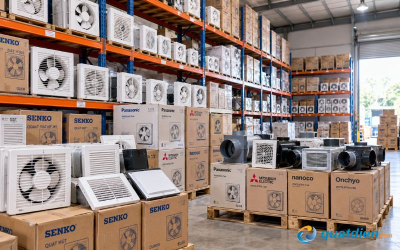 Mua quạt hút chính hãng tại QuatDien.com giá tốt tại kho