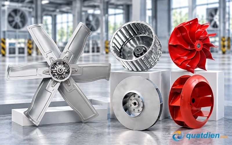 Cấu tạo và vai trò của cánh quạt hút công nghiệp