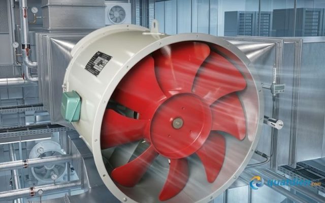 Vỏ quạt bằng thép mạ kẽm chống rỉ sét