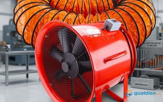 Làm mát tức thì, thông gió tối đa với quạt hút công nghiệp